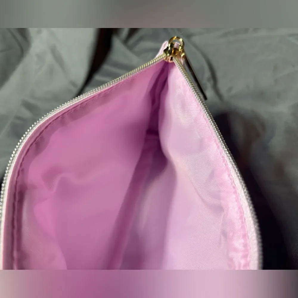 Estee Lauder Light Pink Floral Magnolia Make Up Bag See Pics for Measurements